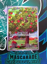 Carte Pokemon EV06 VERPOM  AR Full Art 185/167 Mascarade Crépusculaire FR