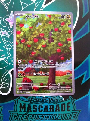 Carte Pokémon Chartor 172/167 Art Rare (AR) - Écarlate & Violet 6 Mascarade Crépusculaire, Neuve