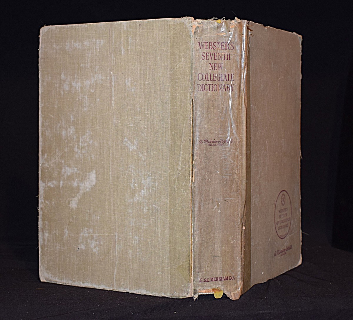 Vintage ~ 1965 ~ Webster's Seventh New Collegiate Dictionary