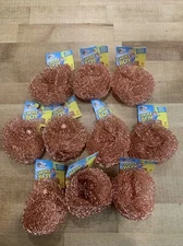 (10 Pack) Chore Boy Copper Scrubbers Scouring Pad, 100% Pure Copper Steelwool