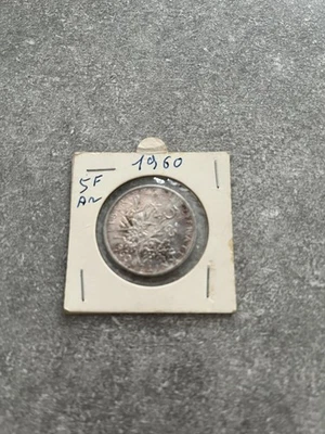 pièce de 5 francs en argent - Photo 1/4