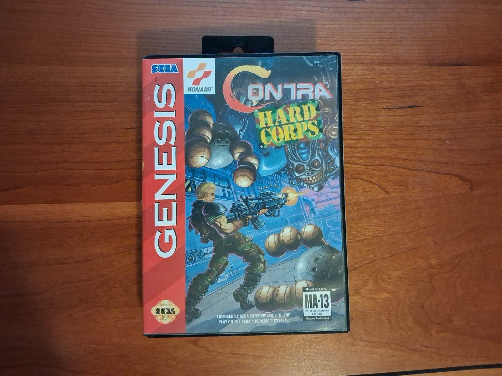 Contra Hard Corps (Sega Genesis, 1994) Case Artwork And Game Only No Manual