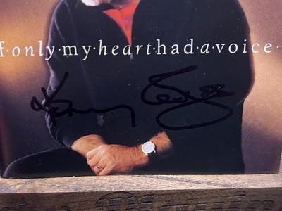 Kenny Rogers If Only My Heart Had a Voice CD Autographed 1993 Giant D101290