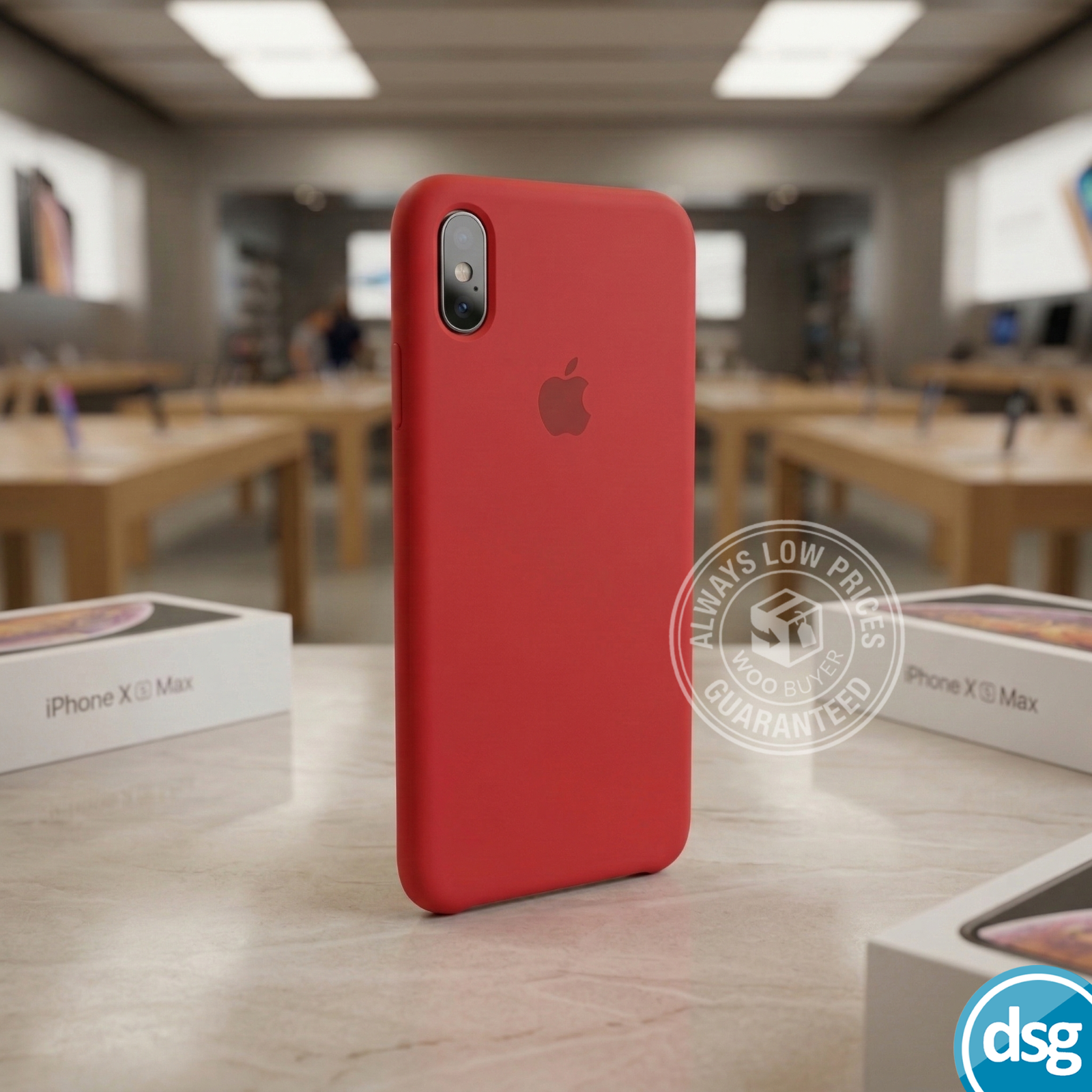 Genuine Apple iPhone XS Max Silicone Case Cover / PRODUCT Red / MRWH2ZM/A