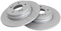 2X Bremsscheibe Beschichtet A.B.S. 17107 FüR Mercedes SL R129 280 129 058 059