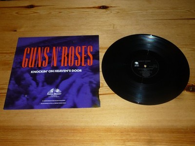 GUNS N' ROSES KNOCKIN' ON HEAVEN'S DOOR 12'' INCH EXTENDED SINGLE VINYL RECORD NM