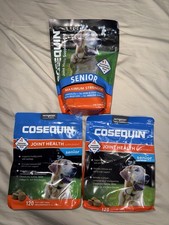 3 Bags COSEQUIN DS Max Strength for SENIOR Dogs 360 Soft Chews Total SAVE   
