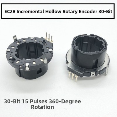 Drehgeber EC28 f��r Auto Audio Systeme 30 Bit Aufl?sung 15 Impuls hohl