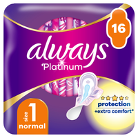 8001090444912 Always Podpaski Platinum Normal 16 Sztuk Procter & Gamble