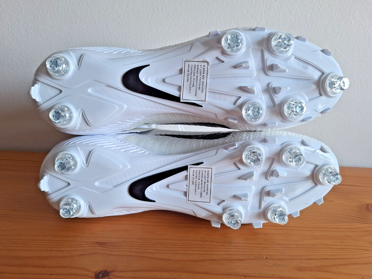 Nike Alpha Menace Elite 2 Flyknit White Football Cleats Mens CI1530-100 Nike Alpha Menace Elite 2 DT Flyknit White | Mercari main image 2