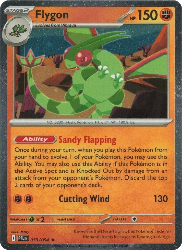 Flygon (Cosmos Holo) Holofoil [BLE - 053/094]