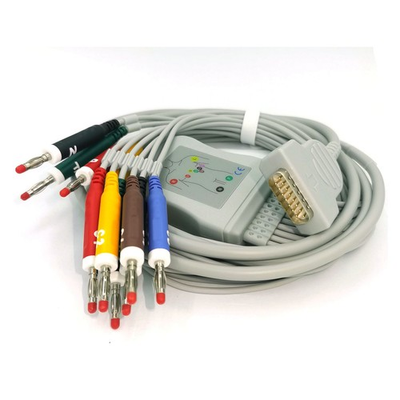 #ad #ad GE Marquette MAC1200 MAC1100 MAC500 MAC400 EKG Cable 10 leads IEC Banana 4.0 $50.69
