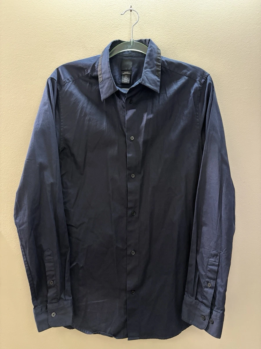 H&M Blue Solid Dress Shirts for Men for sale | eBay H&M Blue Solid Dress Shirts for Men for sale | eBay