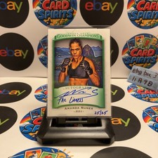 2017 Upper Deck Goodwin Champions Amanda Nunes 25/25 The Lioness UFC Auto Card
