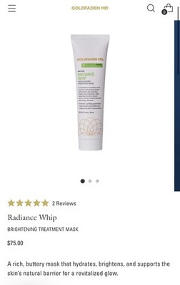 Goldfaden MD Radiance Whip Brightening Treatment Mask