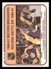 1981-82 O-Pee-Chee #391 Marcel Dionne/Charlie Simmer/Dave Taylor