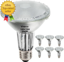 PAR30 Long Neck 75W 6 Pack Long Lasting PAR30 Halogen Flood Light Warm White 28