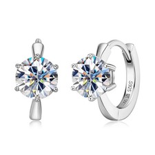أقراط 2.0ct Round