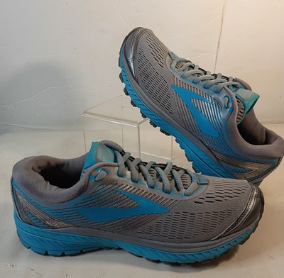 BROOKS Ghost 10 DNA Running Shoes Sneakers 1202461B038 Gray Blue Women 9.5