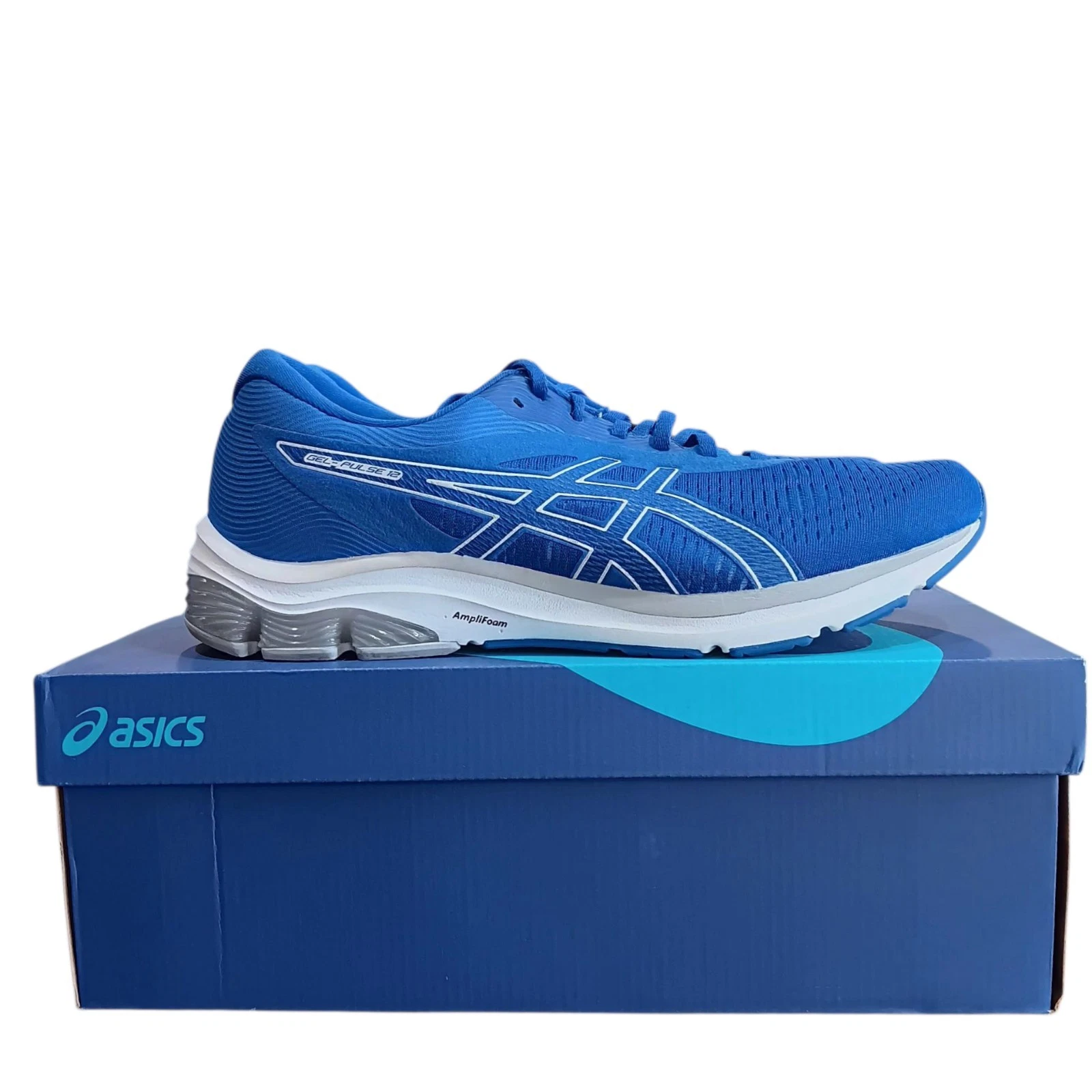 Scarpe Asics Gel Pulse 12 uomo 11 5 blu suola ampliforme 10118844 400 con scatola