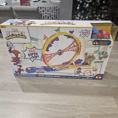 Marvel SPIDEY And His AMAZING FRIENDS SUPER LOOP TRACK Set BRANDNEU Spiderman