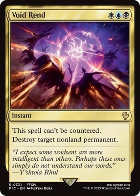 Final Fantasy Commander, Rares & Mythics, Magic The Gathering, FIC MTG TCG (M-Z)