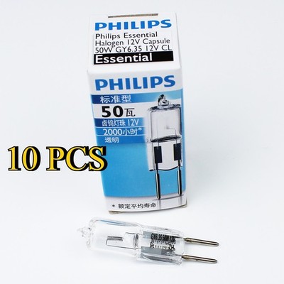 Philips JC 12V50W GY6.35 clear light essential 2000hours life lamp bulb