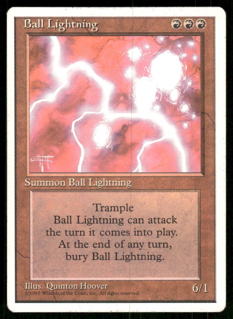 Ball Lightning - LP - 4th Fourth Edition 4ED - MTG Magic