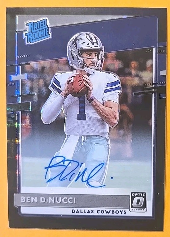 Ben DiNucci Panini Donruss Optic #200 Autograph-Black Pandora