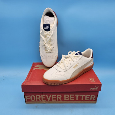 Puma Mens Club 5V5 Sneaker Size 11.5 Warm White-Putty-Team Regal Red-Clyde Royal
