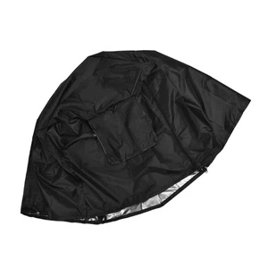 Black 124.5x84x79cm Dogs Wire Crate Cover Waterproof Sunscreen Dustproof Pe SG