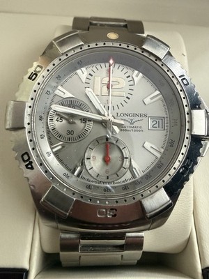 Longines HydroConquest silberfarbenes Zifferblatt Herrenuhr - L3.651.4.76.6