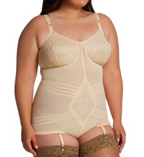 Rago 9051X Plus Shapette Body Briefer with Contour Bands