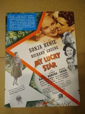 Sonja Henie Skater in My Lucky Star (1938) From Motion Picture Herald