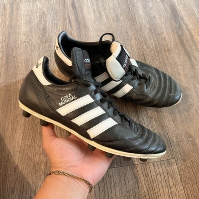 Adidas Copa Mundial Shoes Mens Size 7 Black Leather Soccer Cleats Germany 015110