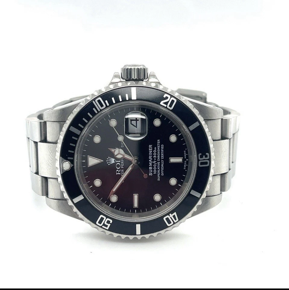 16610 Rolex Submariner Date aus 2001 Full Set LC100 mit Box & Papieren, Foto 4 von 5