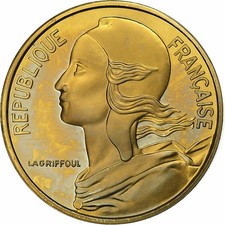 [#1260886] France, 5 Centimes, Marianne, 1994, Paris, BE, Aluminum-Bronze, MS