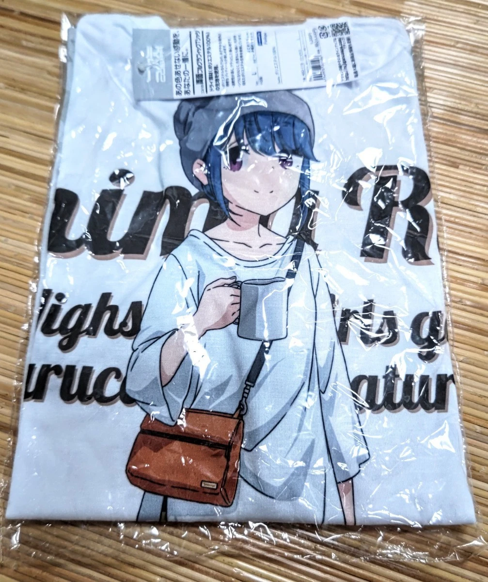 Yuru Camp Summer Camp Rin Shima Double-sided Full Graphic T-shirt Nijigen Cospa
