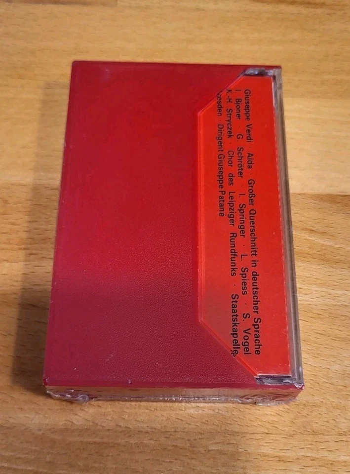 Aida Oper MC C24329090 Sealed Neu EMI Electrola Classics Kassette Giuseppe Verdi - Bild 2 von 2