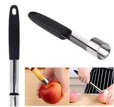 Stainless Steel Core Seed Remover Fruit Apple Pear Corer Easy Twist Kitchen Tool