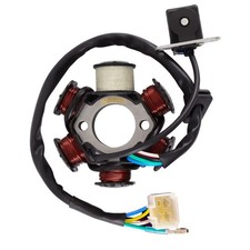 Magneto Stator 5 Wire AC 6 Pole for 50cc 100cc 125cc 150cc Engine for ATV Go ...