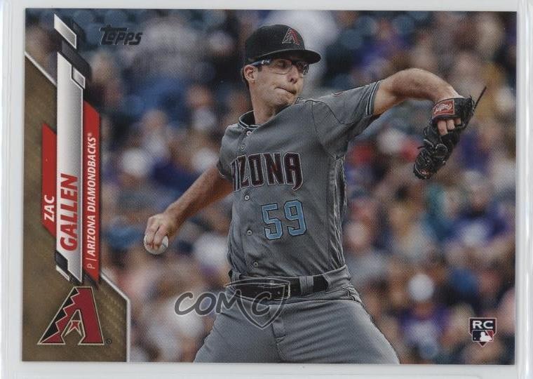 2020 Topps Gold /2020 Zac Gallen #207 2a9