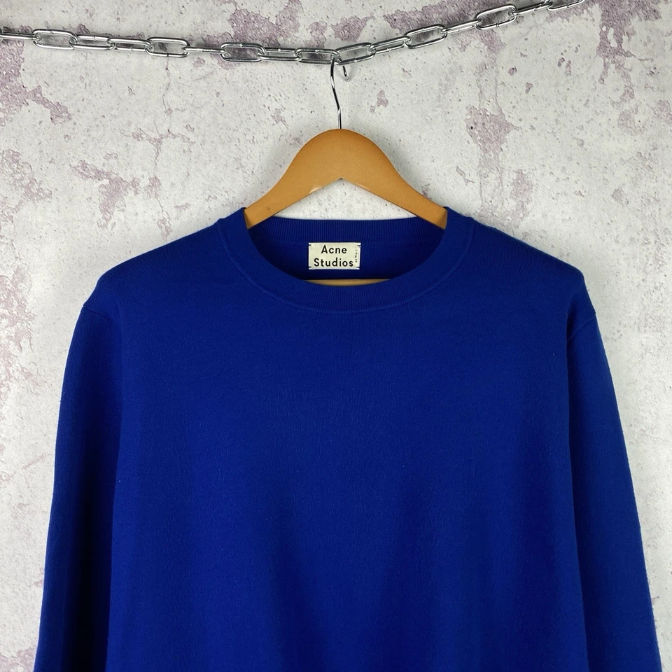 Suéter Vintage Acne Studios Para Mujer Lujo Y2K Manga Larga Italia Azul Talla XS Foto 2 de 4