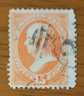 Vintage US Stamp #152 Webster Bank Note Used - CV $210