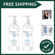 Image of 70% Alcohol Hand Sanitiser Gel - 2x 500ml Pump Bottle - Certified Surgical/Me...