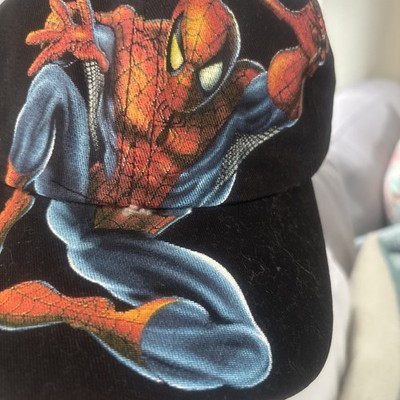 Vintage NWT Spiderman Marvel Blockhead snapback Venom 1999 Made In USA Rare OG