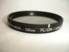 Hoya 58mm PL-CIR Filter only, Circular Polarizer Polarizing, made in Japan
