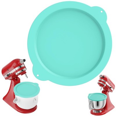 LETOMS Silicone Covers for Kitchenaid Ice Cream Cover (5QT）, Cyan 