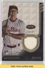 2018 Topps Tier One Tier One Relics 276/335 Rhys Hoskins #T1R-RH READ 0l2