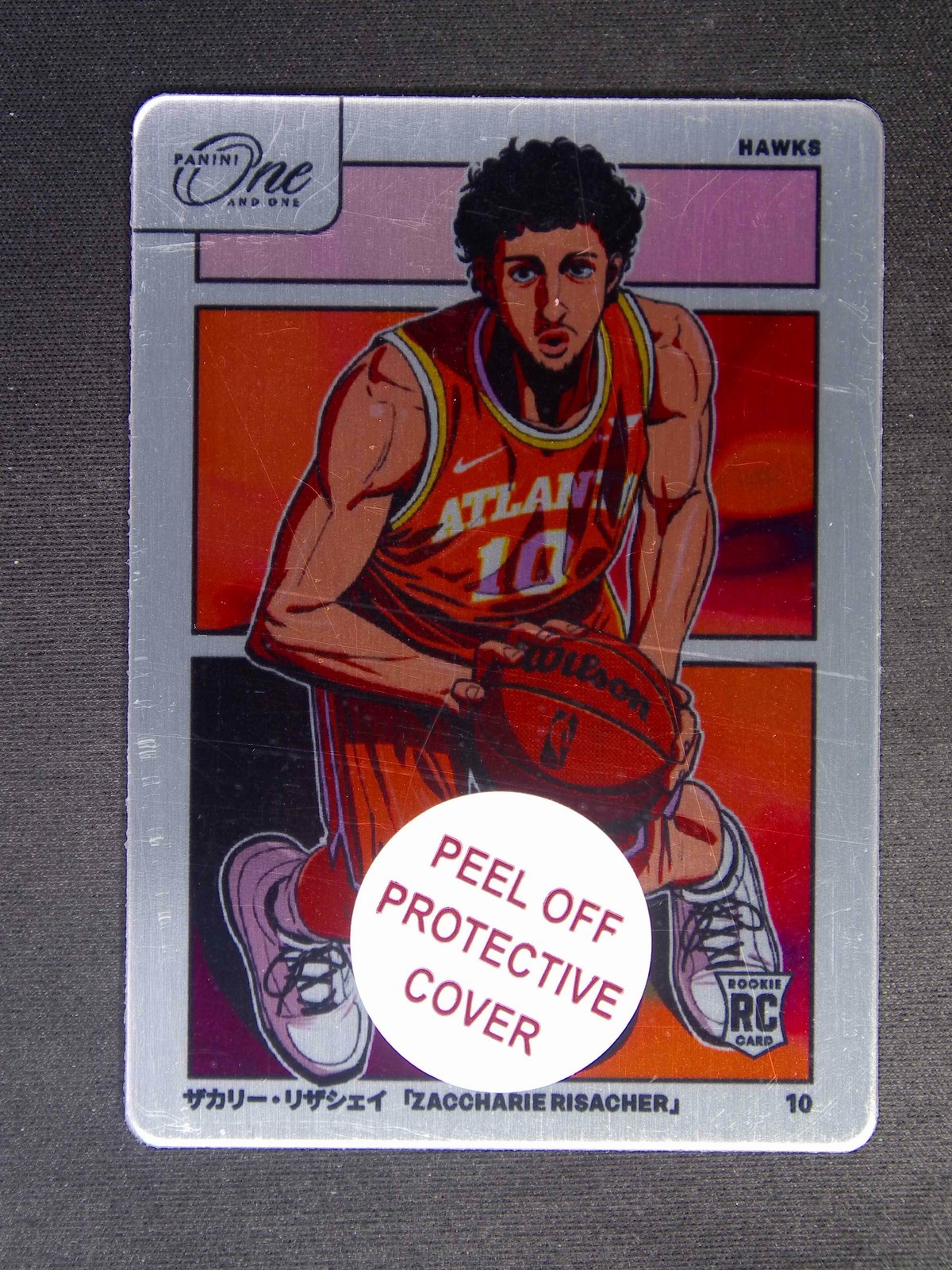 2024-25 Panini One and One Zaccharie Risacher RC Manga SSP Case Hit